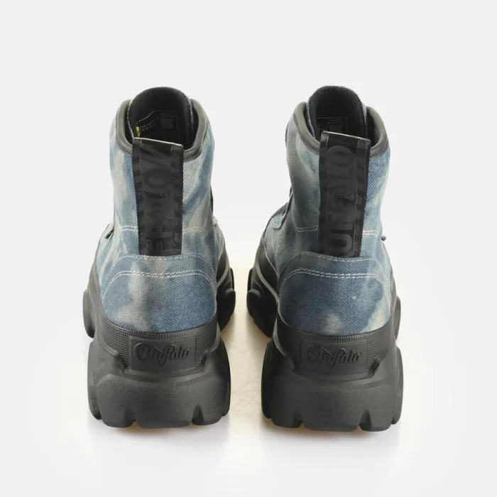Shop Lace Up Shoes BUFFALO Cade Lace Up Hi Blue