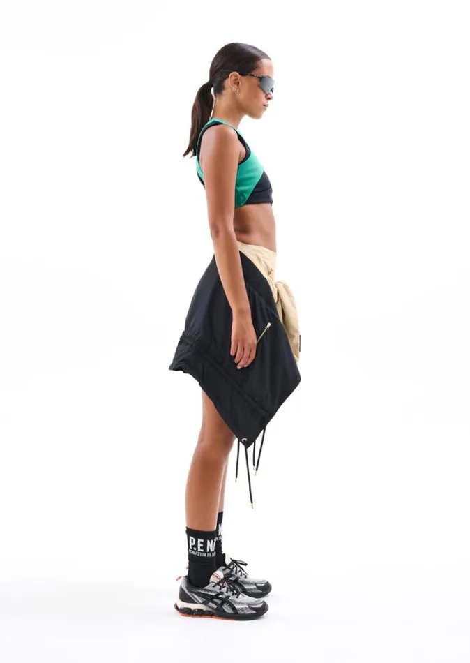 Shop MAN DOWN SKIRT IN BEIGE PE Nation Skirts