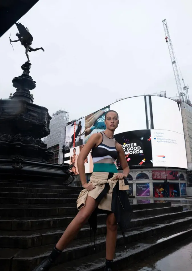 Shop MAN DOWN SKIRT IN BEIGE PE Nation Skirts
