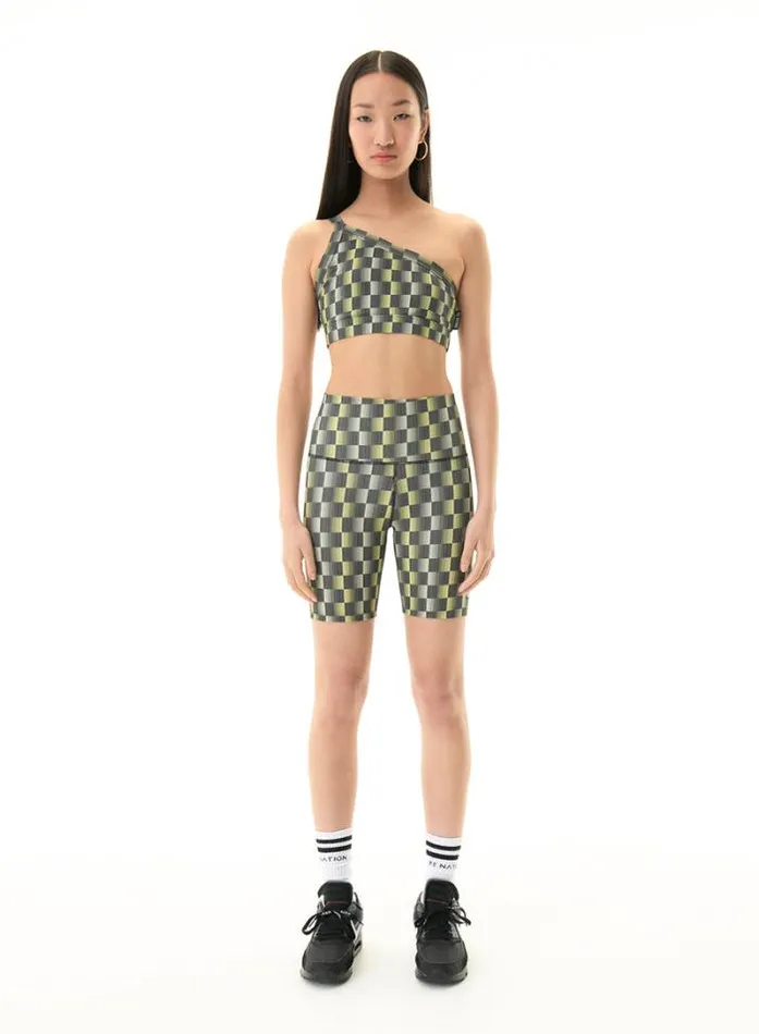 Shop MARK ONE PILATES SHORT IN CHECK PRINT PE Nation Shorts