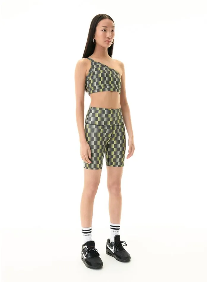 Shop MARK ONE PILATES SHORT IN CHECK PRINT PE Nation Shorts