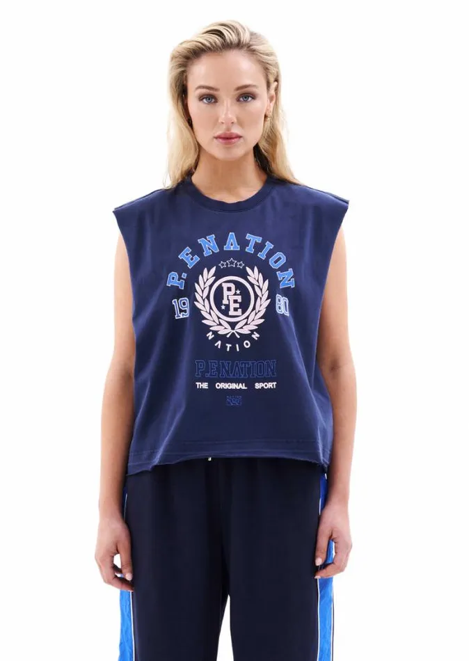 Shop OVERLAND TANK IN PEACOAT PE Nation Tees and Tanks