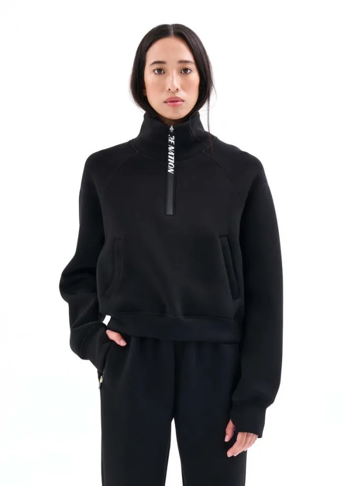 Shop PRESSBACK SWEAT IN BLACK PE Nation Sweats