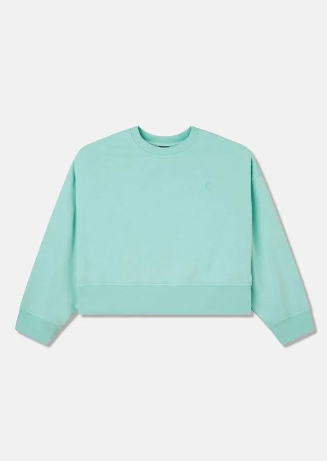 Shop RECALIBRATE SWEAT IN AQUA PE Nation Sweats