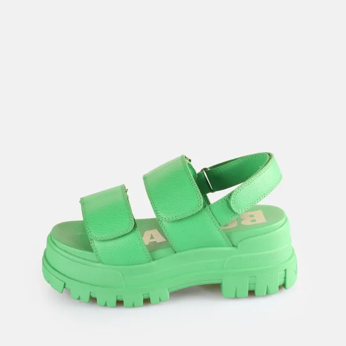 Shop Sandals and Slides BUFFALO Aspha SND Dark Green