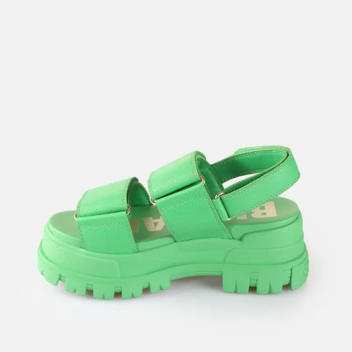 Shop Sandals and Slides BUFFALO Aspha SND Dark Green