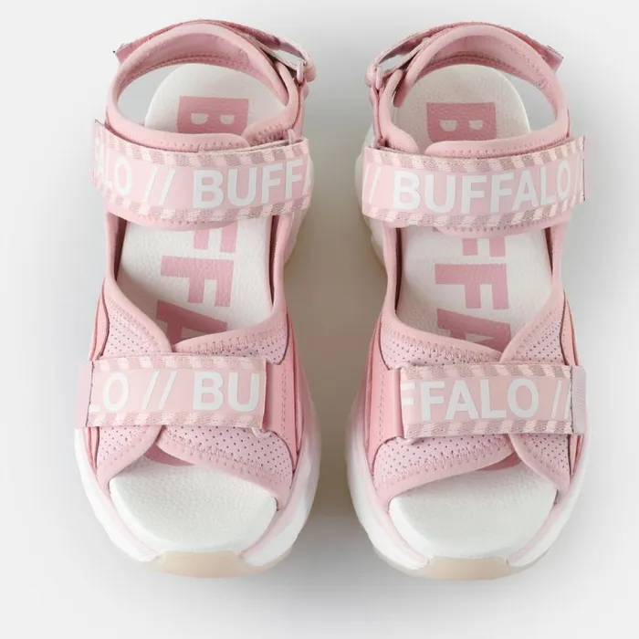 Shop Sandals and Slides BUFFALO Binary 0 Pink