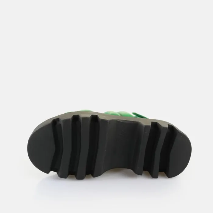 Shop Sandals and Slides BUFFALO Flora Ts Quilt Green