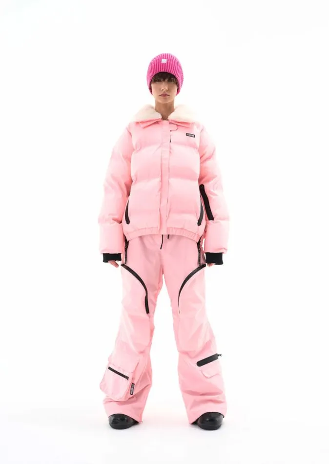 Shop SAROMA SNOW JACKET IN PASTEL PINK PE Nation Jackets