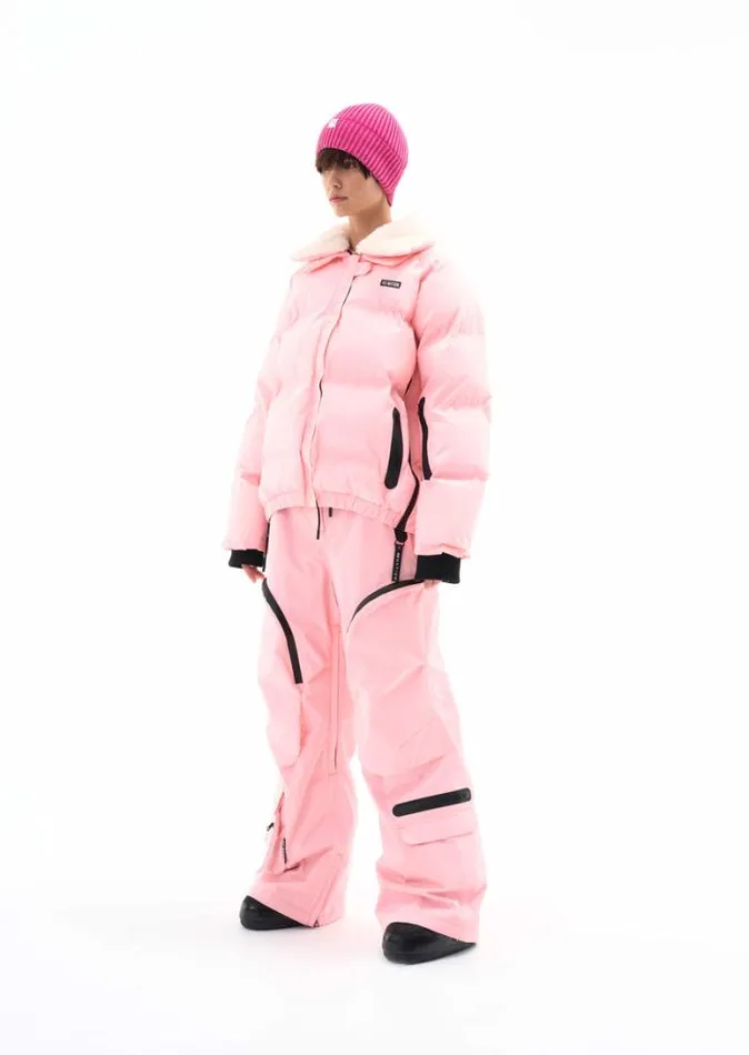 Shop SAROMA SNOW JACKET IN PASTEL PINK PE Nation Jackets
