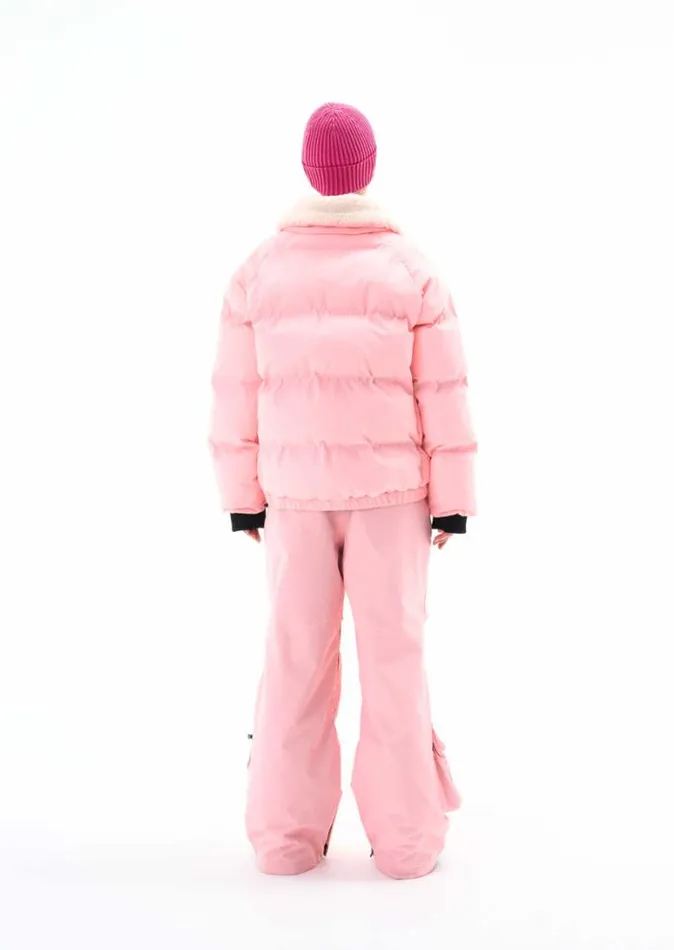 Shop SAROMA SNOW JACKET IN PASTEL PINK PE Nation Jackets
