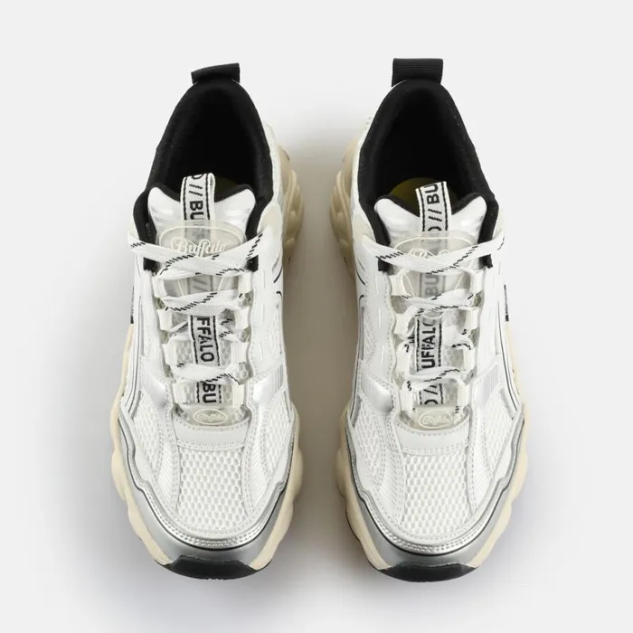 Shop Sneakers BUFFALO Cld Run Jog Whitesilverblack