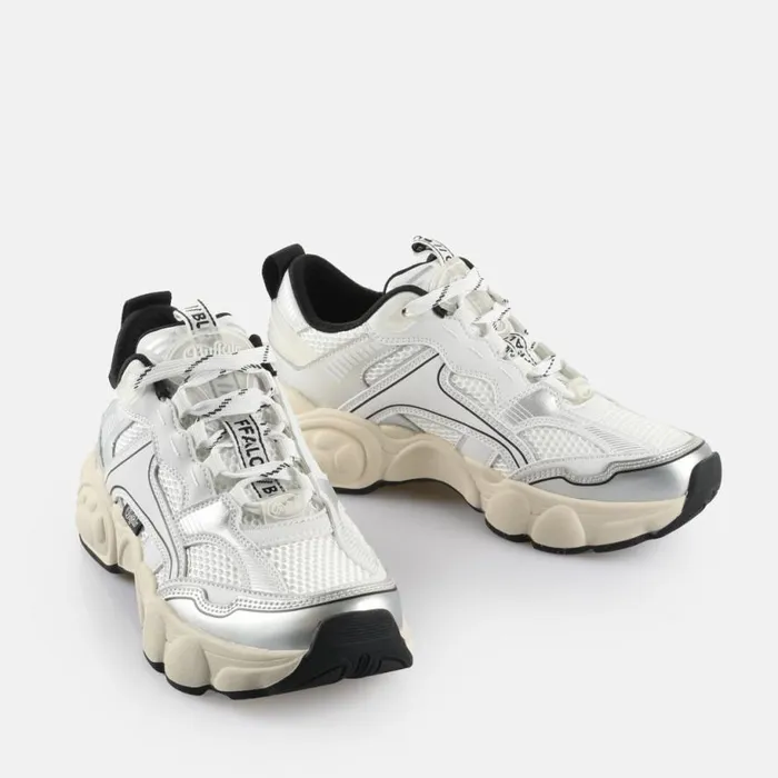 Shop Sneakers BUFFALO Cld Run Jog Whitesilverblack