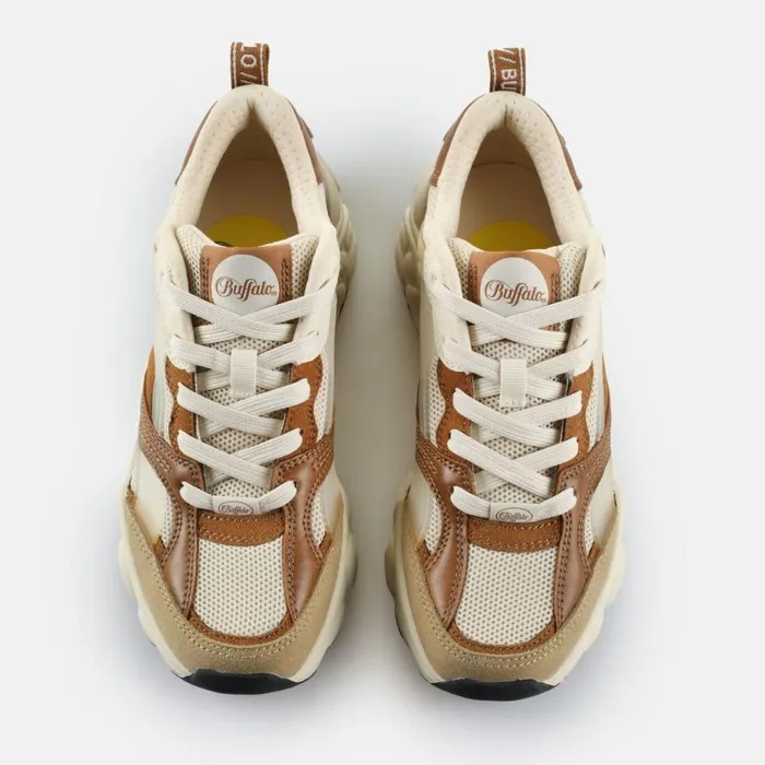 Shop Sneakers BUFFALO Cld Run Rt Creambrown