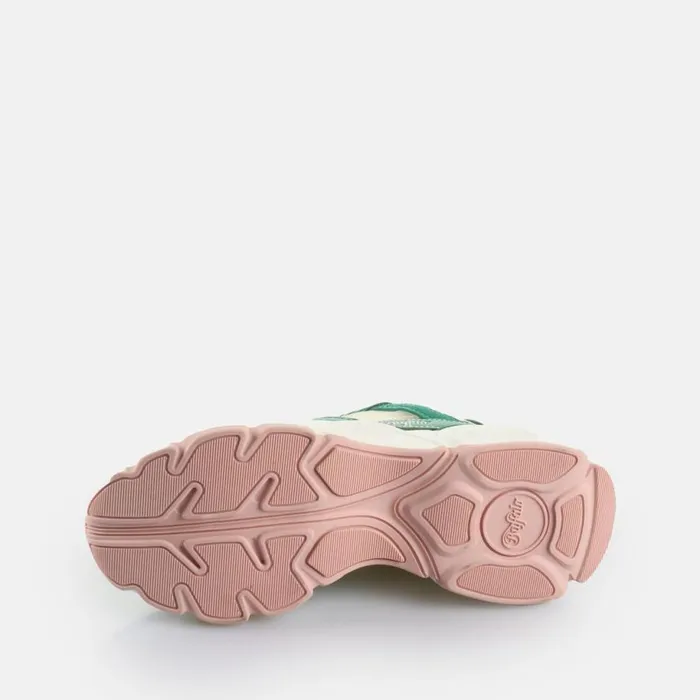 Shop Sneakers BUFFALO Cld Run Rt Greencreampink