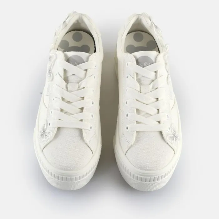 Shop Sneakers BUFFALO Paired Butterfly Lace Butterfly Whitegrey