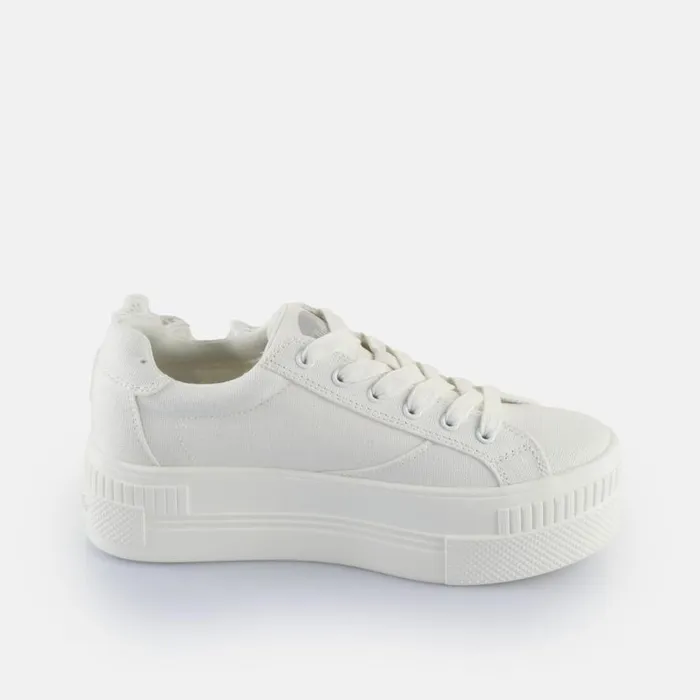 Shop Sneakers BUFFALO Paired Butterfly Lace Butterfly Whitegrey