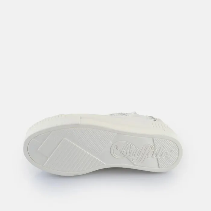 Shop Sneakers BUFFALO Paired Butterfly Lace Butterfly Whitegrey