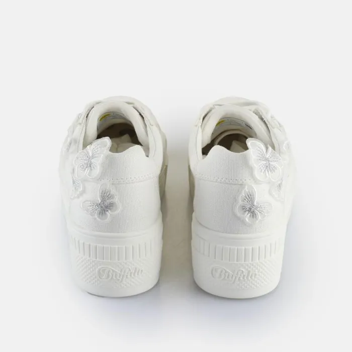 Shop Sneakers BUFFALO Paired Butterfly Lace Butterfly Whitegrey