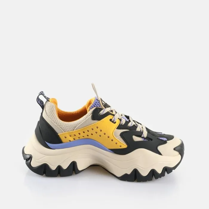 Shop Sneakers BUFFALO Trail One Blackcreamyellowpurple