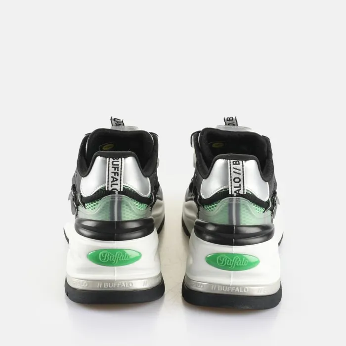 Shop Sneakers BUFFALO Triplet Hollow BS Blacksilvergreen
