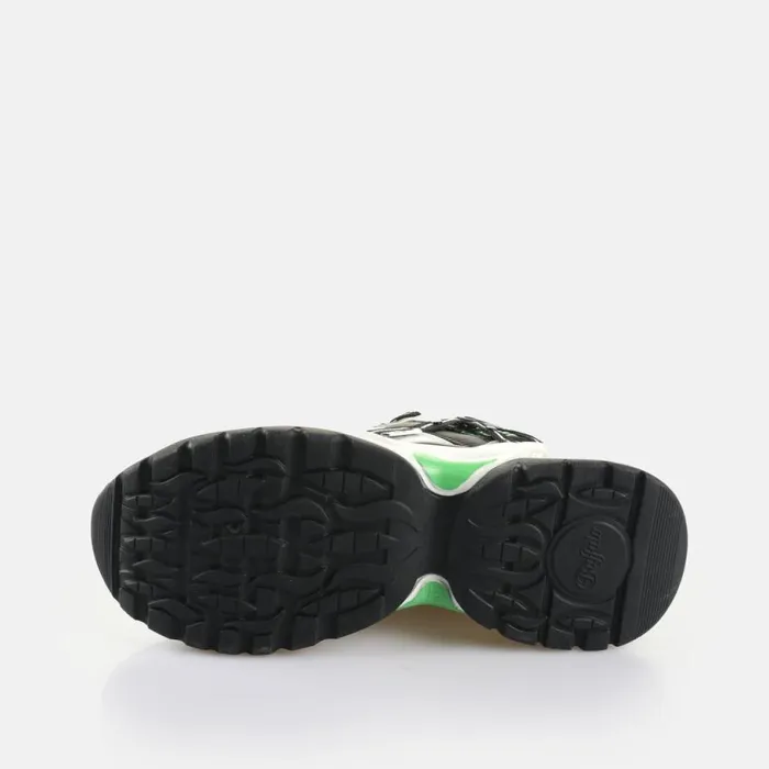 Shop Sneakers BUFFALO Triplet Hollow BS Blacksilvergreen