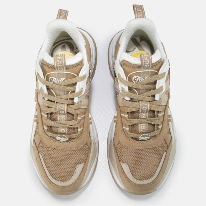Shop Sneakers BUFFALO Triplet Hollow Low Beige