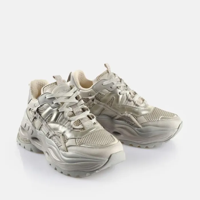 Shop Sneakers BUFFALO Triplet Hollow Vntg Beigegold