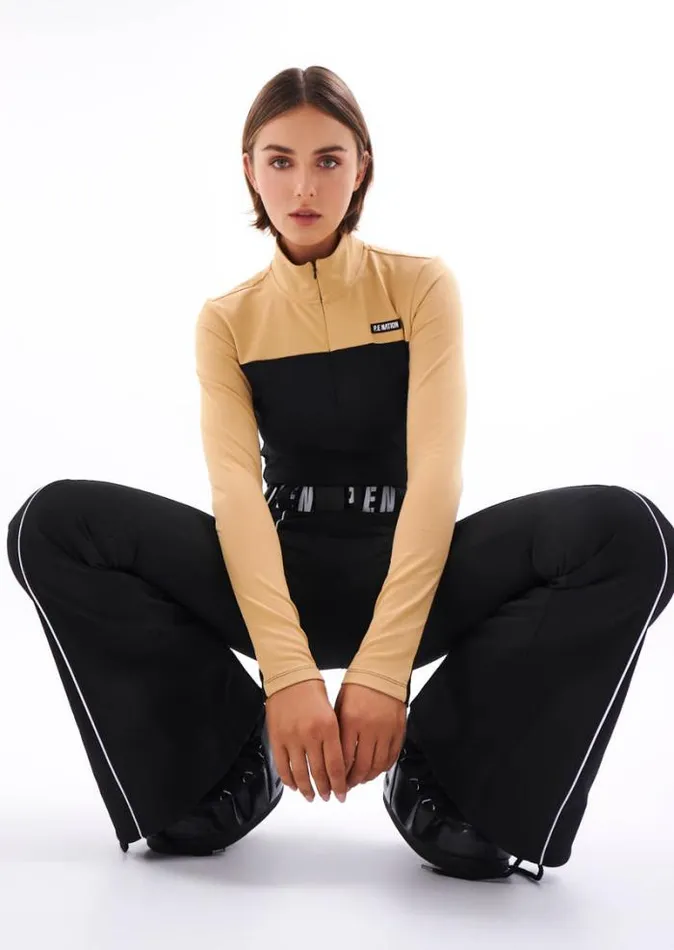 Shop SOLITUDE SNOW PANT IN BLACK PE Nation Pants