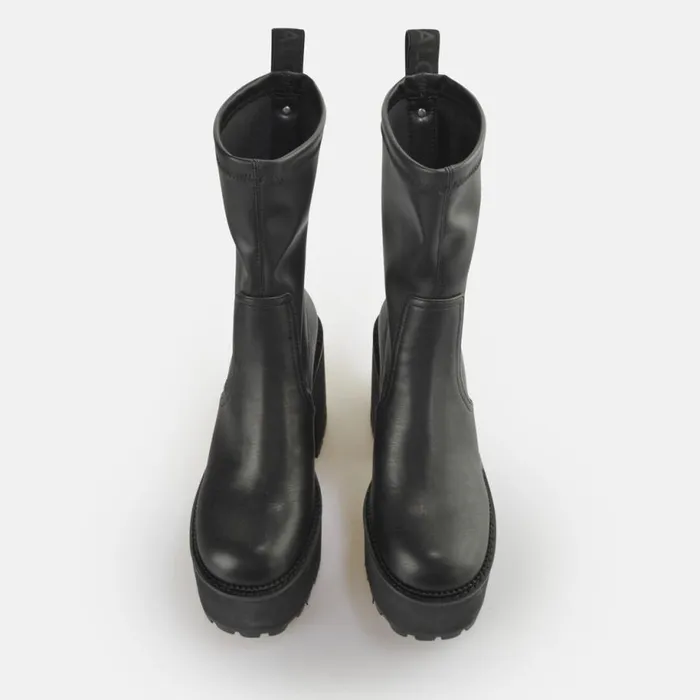 Shop Vegan Shoes BUFFALO Killah Sock Boot Black