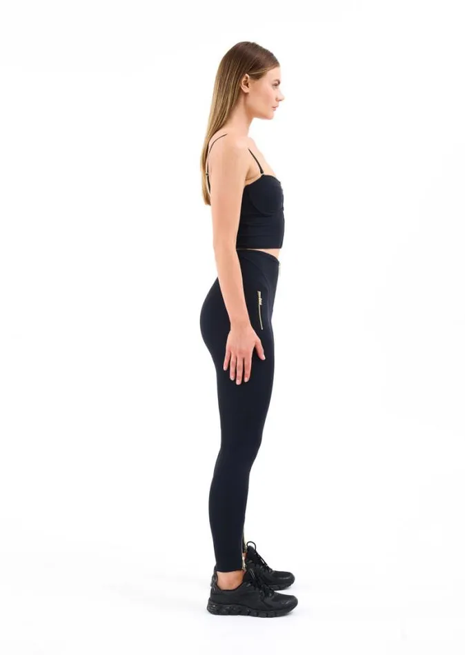 Shop VELOCITY LEGGING IN BLACK PE Nation Leggings