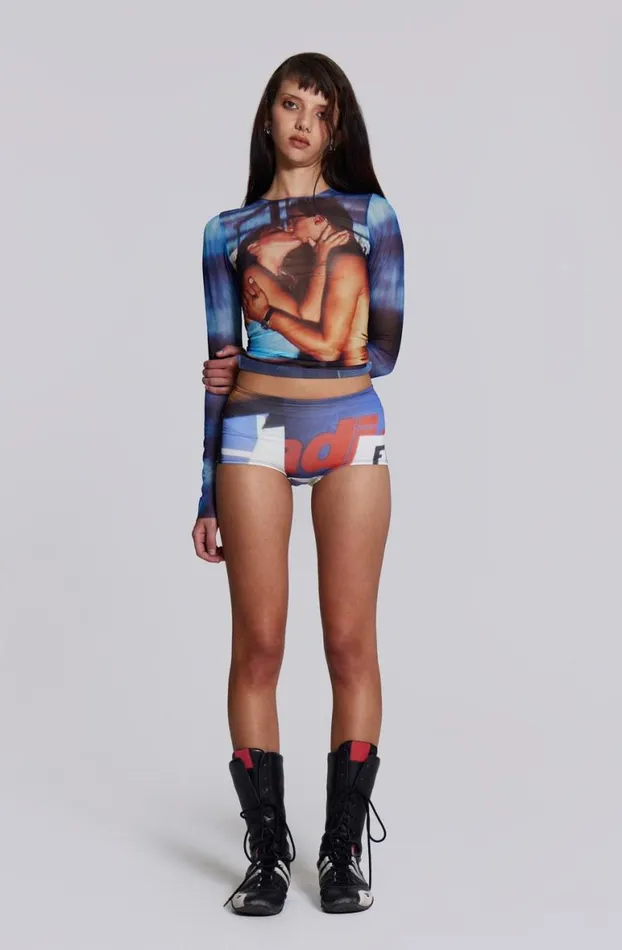 Shorts and Jorts Women Jaded London Fckin Tune Hot Pants