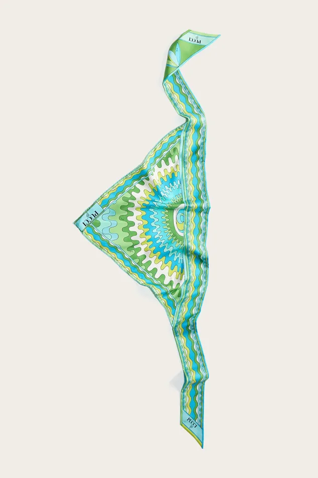 Silks Women PUCCI BersaglioPrint SilkTwill Scarf
