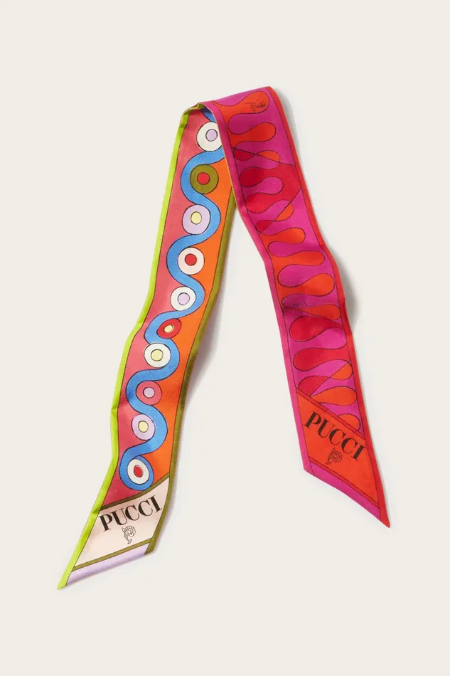 Silks Women PUCCI Iride And LeocornoPrint SilkTwill Scarf