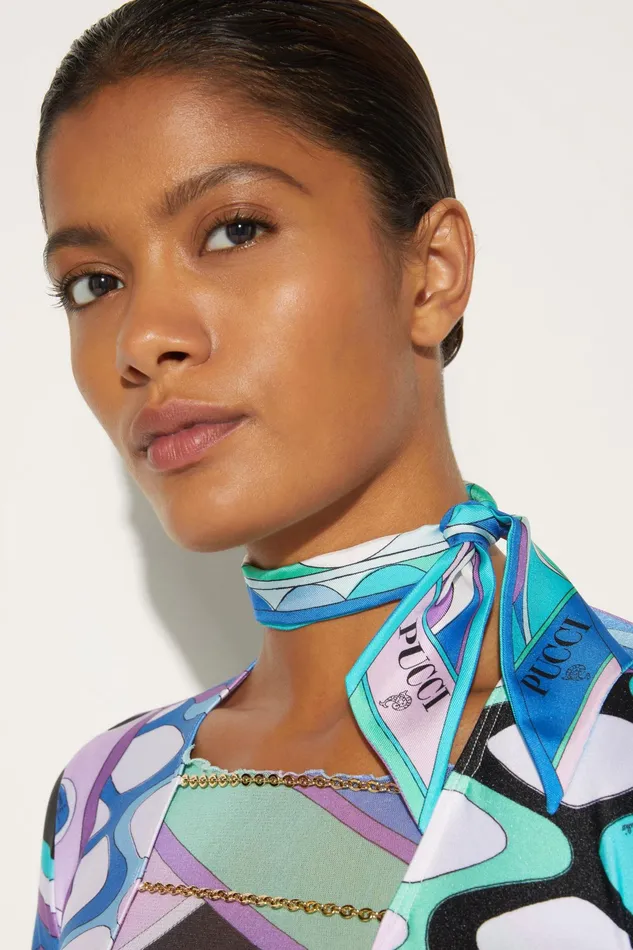 Silks Women PUCCI RombiPrint SilkTwill Scarf