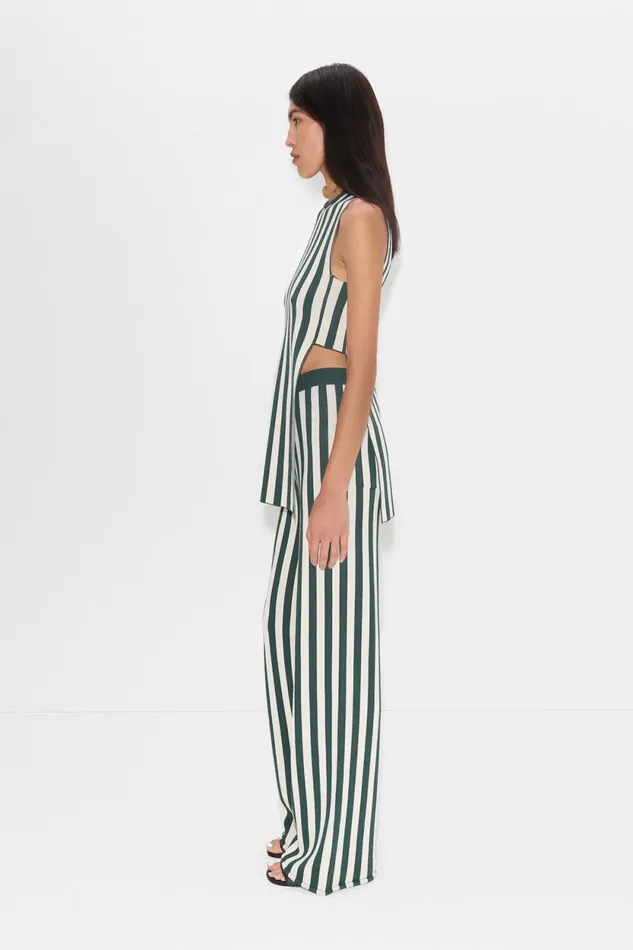 Simon Miller Bottoms Knits By Jabber Pant In Gummy GreenEcru 8211 Women Simon Miller Bottoms Knits By Jabber Pant In Gummy GreenEcru 8211 Women