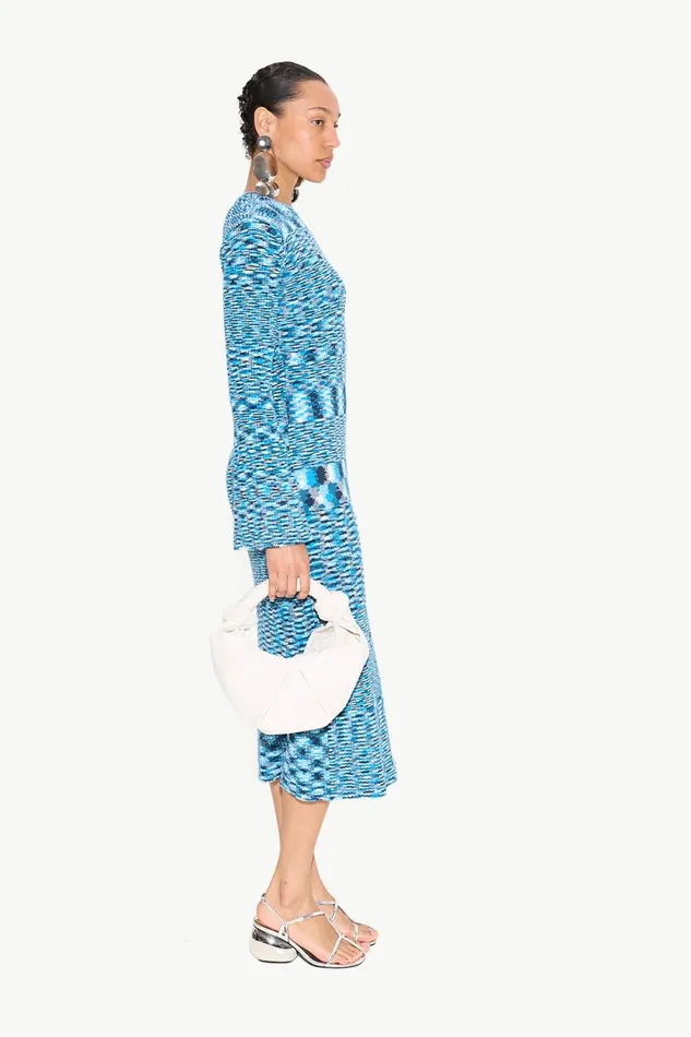 Simon Miller Dresses Axon Knit Dress In Vivid Sky Multi Cotton 8211 Women Simon Miller Dresses Axon Knit Dress In Vivid Sky Multi Cotton 8211 Women