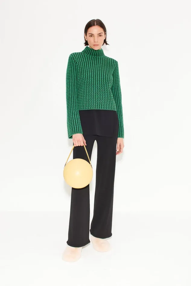 Simon Miller Knitwear Simon Miller Peep Textured Knit Sweater In Gummy Green 8211 Women Simon Miller Knitwear Simon Miller Peep Textured Knit Sweater In Gummy Green 8211 Women