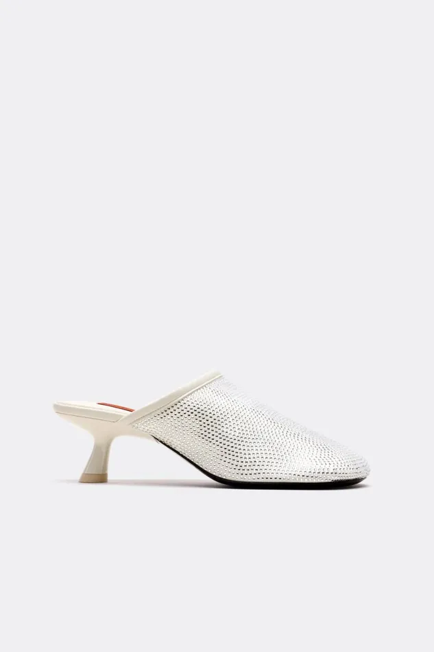 Simon Miller Mules Crystal Beep Mule In Seashell 8211 Women