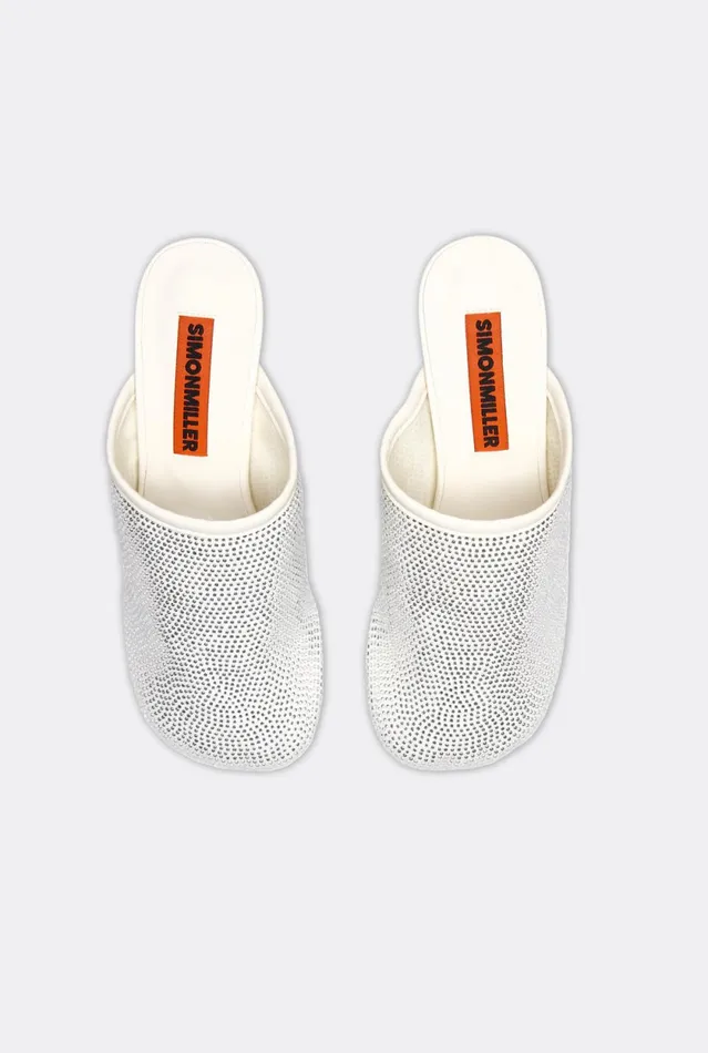 Simon Miller Mules Crystal Beep Mule In Seashell 8211 Women Simon Miller Mules Crystal Beep Mule In Seashell 8211 Women