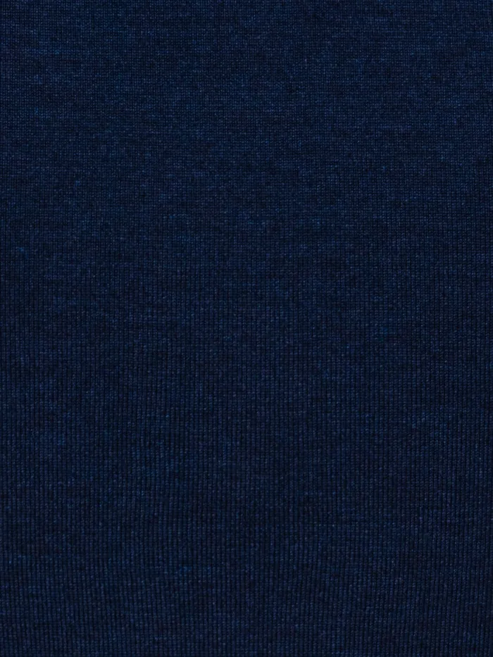 Sleeveless Silk Stretch Knit Top With Crew Neck Denim Women Akris Knitwear