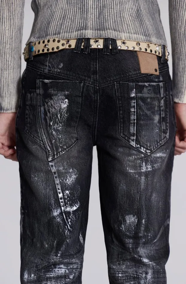 SlimStraight Jeans Men Jaded London Gunmetal Reed Jeans