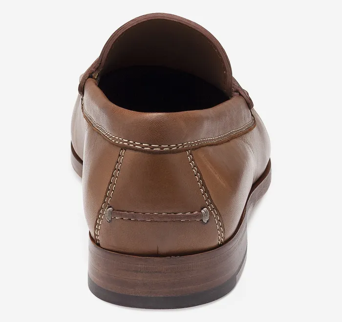 SlipOns and Loafers Men Johnston and Murphy Baldwin Penny Loafer Cognac Sheepskin
