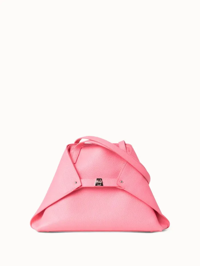 Small Ai Shoulder Bag In Calf Leather Blossom Women Akris Tote Bags