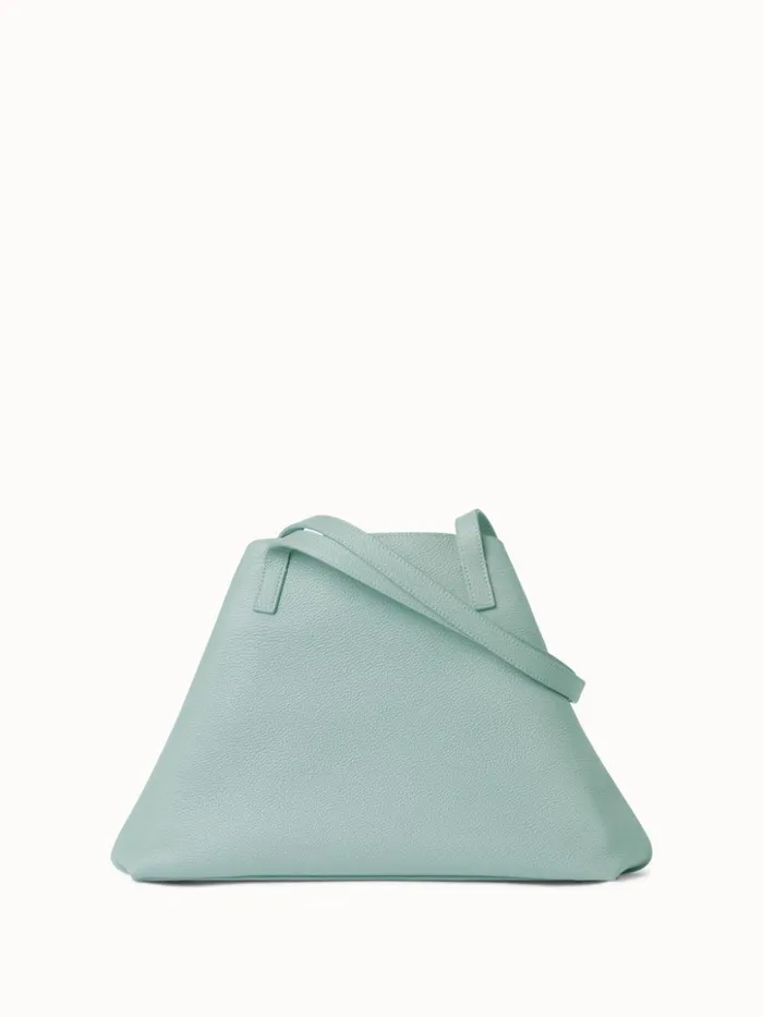 Small Ai Shoulder Bag In Calf Leather Mint Women Akris Tote Bags