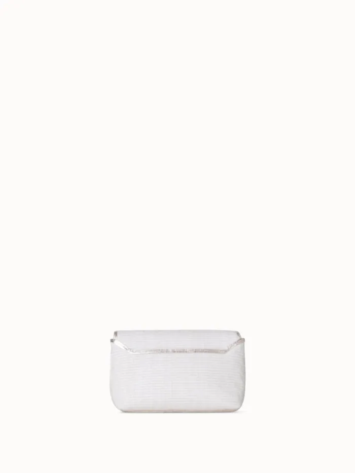 Small Anouk Day Bag In Raffia Ecrustucco Women Akris Shoulder Bags
