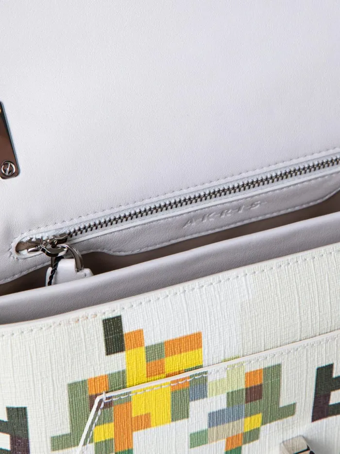Small Anouk Day Bag With Flowers At Home Print Flowers At Home Women Akris Crossbody Bags