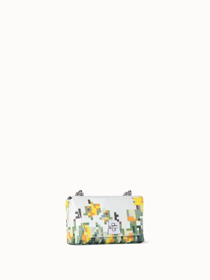 Small Anouk Day Bag With Flowers At Home Print Flowers At Home Women Akris Shoulder Bags