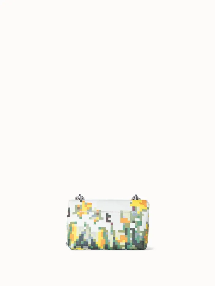 Small Anouk Day Bag With Flowers At Home Print Flowers At Home Women Akris Shoulder Bags