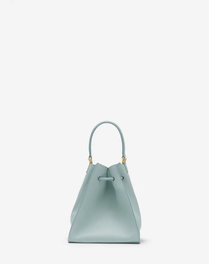 Small Leather Sequence By Lanvin Handbag Ice Blue Women Lanvin Mini Bags and Clutches